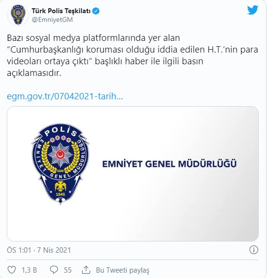 'Para videolu koruma' algısı çöktü! EGM'den açıklama